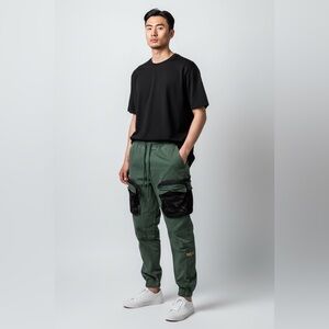 Icecream Men’s Jasper( Teal Green) Softee Jogger Pants. Size M